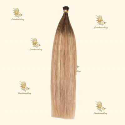 Διπλό τραβήχτηκε Balayage χρώμα Ιταλική Κερατίνη I Tip Hair Extensions για τις ανάγκες σας