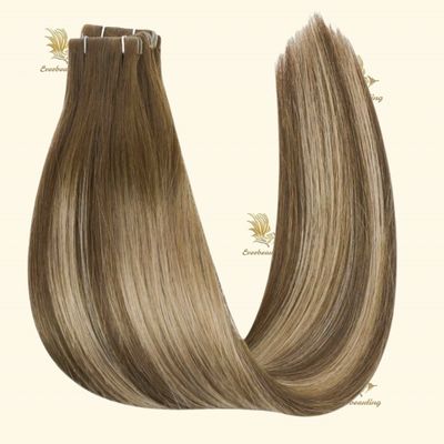 18/613 100% ανθρώπινα μαλλιά με ένεση ταινίας Hair Extensions Luxury Invisible Tape Highlight