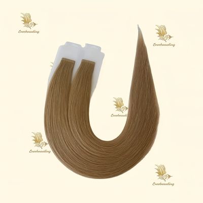 Διπλή τραβήχτη ταινία μαλλιών Remy-240403 Ρωσική χωρίς συγκόλληση λεπτή ταινία Hair Extensions για την εμφάνιση