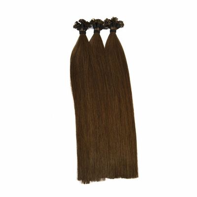 Πλήρης πληρωμή Μαύρη επίπεδη άκρη Hair Extensions 6-40 ίντσες Ρωσικά μαλλιά έτοιμα για 18 ίντσες