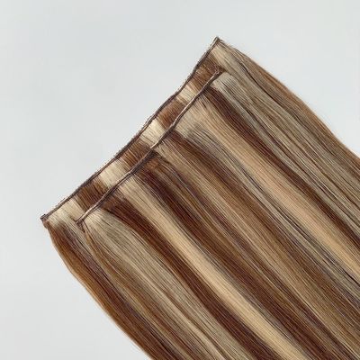 100g/PC 20 ίντσες υψηλότερη βαθμίδα 13A διπλό τραβήχτηκε clip στην επέκταση μαλλιών για λευκές γυναίκες