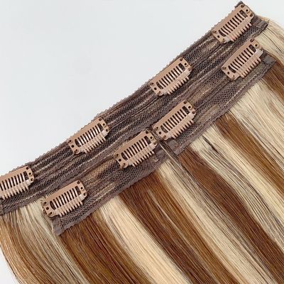 100g/PC 20 ίντσες υψηλότερη βαθμίδα 13A διπλό τραβήχτηκε clip στην επέκταση μαλλιών για λευκές γυναίκες
