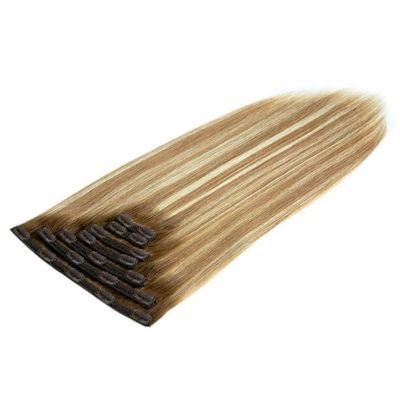 Remy Hair Thick Clip Ins 100% Human Hair Extensiones Cabello Φυσικό τρίχωμα- 231013