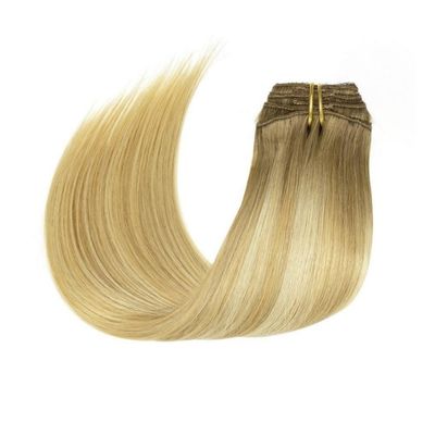 Remy Hair Thick Clip Ins 100% Human Hair Extensiones Cabello Φυσικό τρίχωμα- 231013