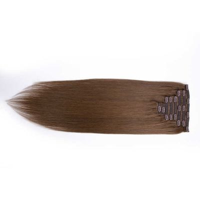 100% Ρωσικό Ανθρώπινο Remy Hair Clip Ins Bodywave υφή στην Παρθένο Ανθρώπινη Μαλλιά επέκταση