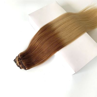 Το Bodywave Clip Ins είναι 100% Remy Human Hair Extension Σκληρές άκρες για βαμμένη υφή μαλλιών