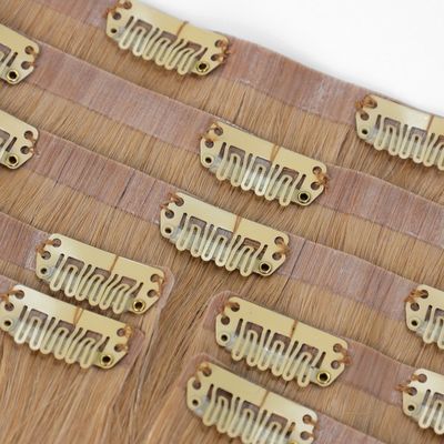 Virgin Remy Invisible PU Skin Seamless Clip in Hair Extension για προσαρμοσμένα αιτήματα