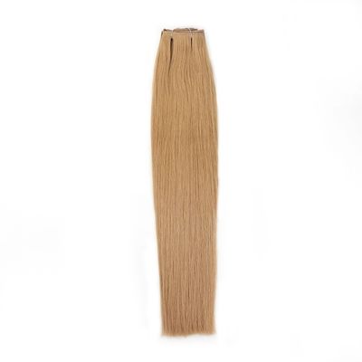 100% Remy Ανθρώπινα μαλλιά Invisible Clip Ins Long Straight PU Φυσική υφή Διεύρυνση μαλλιών