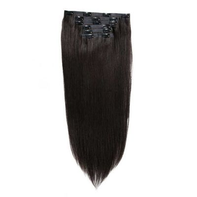 Ανθρώπινα μαλλιά Πραγματικά ευρωπαϊκά Clip in Hair Extensions Double Drawn Remy μαλλιά χρωματισμένα