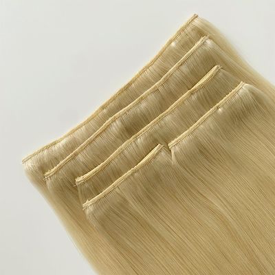 100% Ανθρώπινο Κλιπ Μαλλιά Blonde Color 30 Ημέρες Επιστροφή επιστροφής