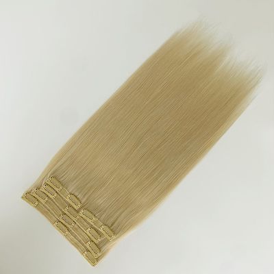 100% Ανθρώπινο Κλιπ Μαλλιά Blonde Color 30 Ημέρες Επιστροφή επιστροφής
