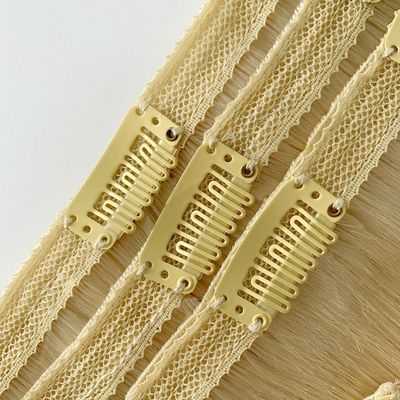 100% Ανθρώπινο Κλιπ Μαλλιά Blonde Color 30 Ημέρες Επιστροφή επιστροφής