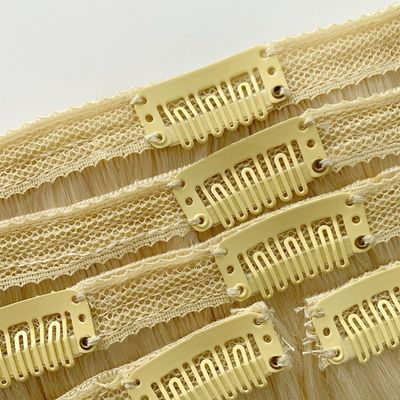 Κλιπ σε Hair Extensions Ανθρώπινα μαλλιά Μελετώδης ευθεία Προεπιλεγμένη μορφή Αρχική πληρωμή