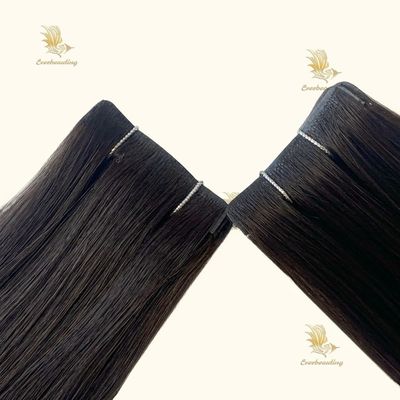 Χρωματιζόμενη διπλή τραβήχτηκε αόρατη ταινία ένεσης σε ταινία Hair επέκταση για Bodywave μαλλιά