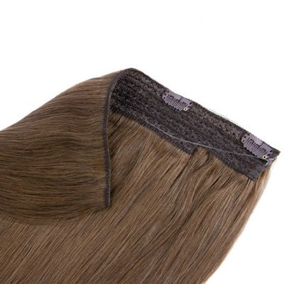 Remy Haloin Hair Extensions Ανθρώπινα μαλλιά με προ-συνδεδεμένο στυλ και αόρατη κορδέλα