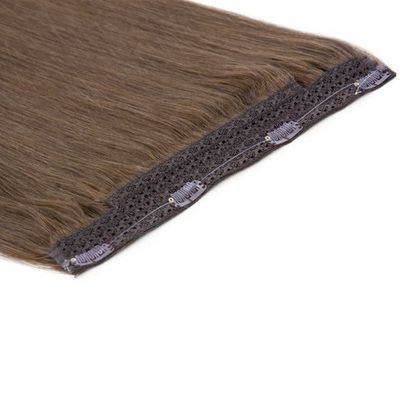 Remy Haloin Hair Extensions Ανθρώπινα μαλλιά με προ-συνδεδεμένο στυλ και αόρατη κορδέλα