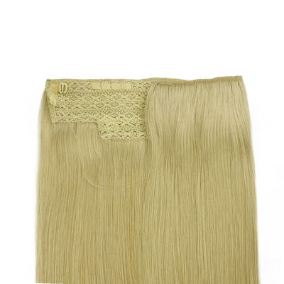 Ινδικά μαλλιά Flip in Hair Fish Wire Hair Extension με ανθρώπινο τρίχωμα Τύπος Halohair-231014