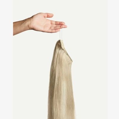 Ινδικά μαλλιά Flip in Hair Fish Wire Hair Extension με ανθρώπινο τρίχωμα Τύπος Halohair-231014