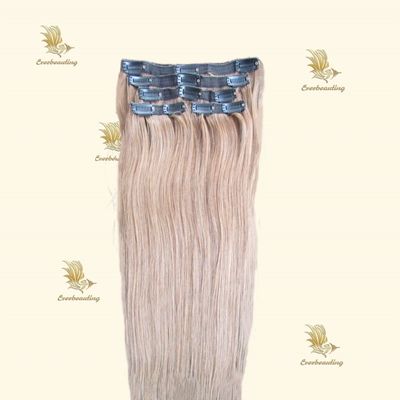 Κλιπ σε Hair επέκταση 100% Ρωσική Ανθρώπινη Remy Hair Clip Ins Προσαρμοσμένο αίτημα