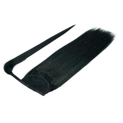 100% Ανθρώπινο Remy παρθένο μαλλί αλογοουράς Hair Extensions Προσαρμογή στα δάχτυλά σας