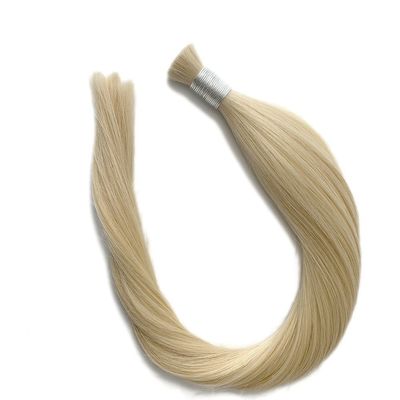 100% Remy Ακατέργαστη παρθένα ινδική μαλλιά χύδην προϊόντα ξανθιά φυσική ευθεία Ρωσική