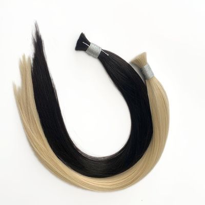 Επεξεργασία μαλλιών 231016 Βιετναμέζικα Super Double Draw Blonde Bulk Hair Extensions 60 613