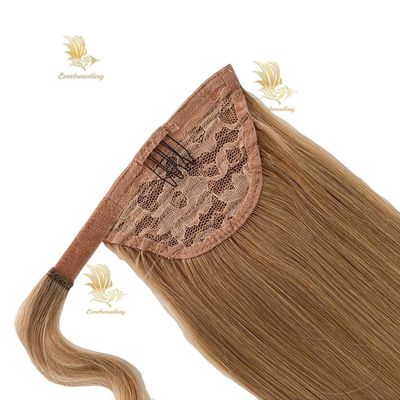 100% Ανθρώπινα μαλλιά Remy Ponytail Straight Style Βαφή Ρωσικά μαλλιά