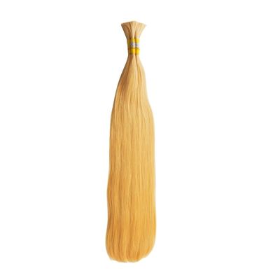 100g/ συσκευασία Virgin Natural European Blonde/Silver/Grey Wet and Wavy Human Braiding Hair Bulk (Παρθένος φυσικό Ευρωπαίο ξανθό/ασημένιο/γκρίζο υγρό και κυματισμένο ανθρώπινο πλέξιμο μαλλιών)