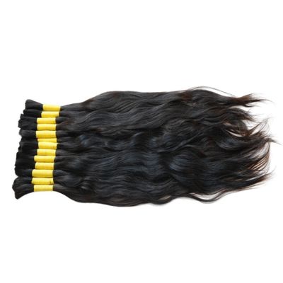 100g/ συσκευασία Virgin Natural European Blonde/Silver/Grey Wet and Wavy Human Braiding Hair Bulk (Παρθένος φυσικό Ευρωπαίο ξανθό/ασημένιο/γκρίζο υγρό και κυματισμένο ανθρώπινο πλέξιμο μαλλιών)