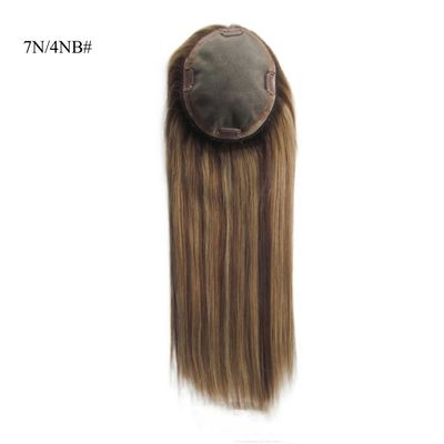 Remy Hair Ανθρώπινα μαλλιά Mono Topper για γυναίκες με λεπτό μαλλί 0,300kg Πακέτο Ακαθάριστο βάρος