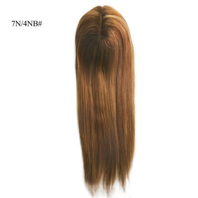 Remy Hair Ανθρώπινα μαλλιά Mono Topper για γυναίκες με λεπτό μαλλί 0,300kg Πακέτο Ακαθάριστο βάρος