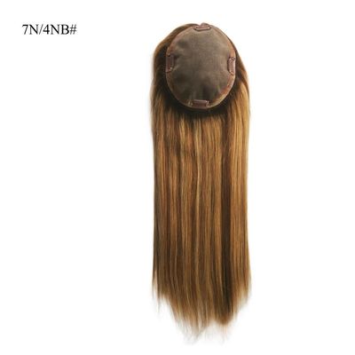 Remy Hair Ανθρώπινα μαλλιά Mono Topper για γυναίκες με λεπτό μαλλί 0,300kg Πακέτο Ακαθάριστο βάρος