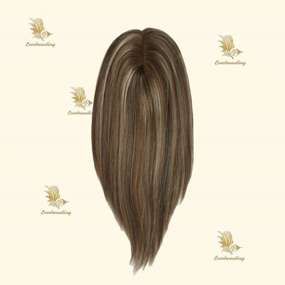 Remy Hair Topper-23007 Monofilament Topper Highlight Χειροδεμένο 3X6.5 πρωταγωνιστικό Mono Base