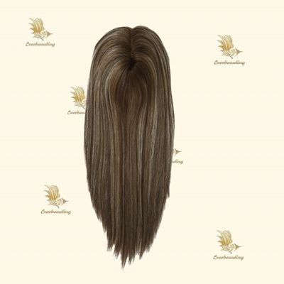 Remy Hair Topper-23007 Monofilament Topper Highlight Χειροδεμένο 3X6.5 πρωταγωνιστικό Mono Base